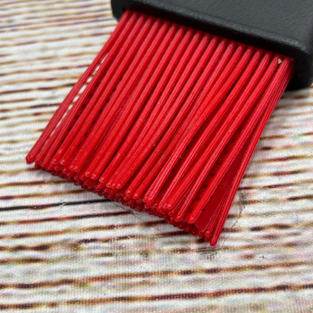 Pampered Chef Silicone Basting Brush Black Red Heat Resistant 11.5 Inch‎ 1755